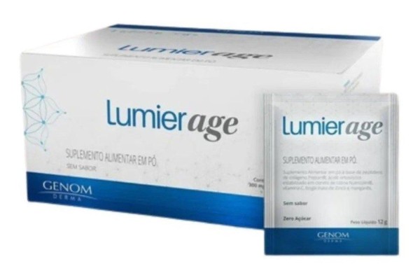Encontraproduto.com.br - Suplemento Alimentar Lumier Age Sem Sabor 30 Sachês 12g