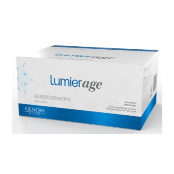 Encontraproduto.com.br - Suplemento Alimentar Lumier Age Sem Sabor 30 Sachês 12g