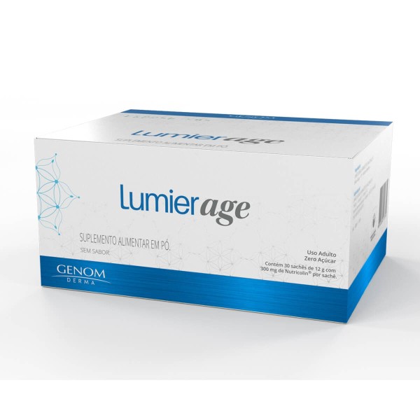 Encontraproduto.com.br - Suplemento Alimentar Lumier Age Sem Sabor 30 Sachês 12g