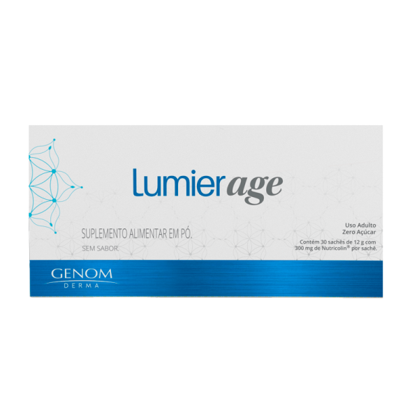Encontraproduto.com.br - Suplemento Alimentar Lumier Age Sem Sabor 30 Sachês 12g