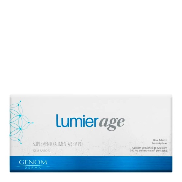 Encontraproduto.com.br - Suplemento Alimentar Lumier Age Sem Sabor 30 Sachês 12g