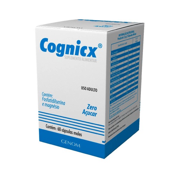 Encontraproduto.com.br - Cognicx Zero Acucar Com 60 Capsulas Moles