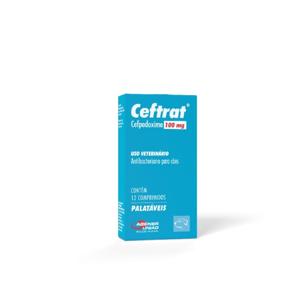 Antibiótico Ceftrat 100mg para Cães