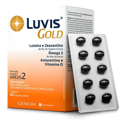 Encontraproduto.com.br - Luvis Gold Com 60 Capsulas Moles