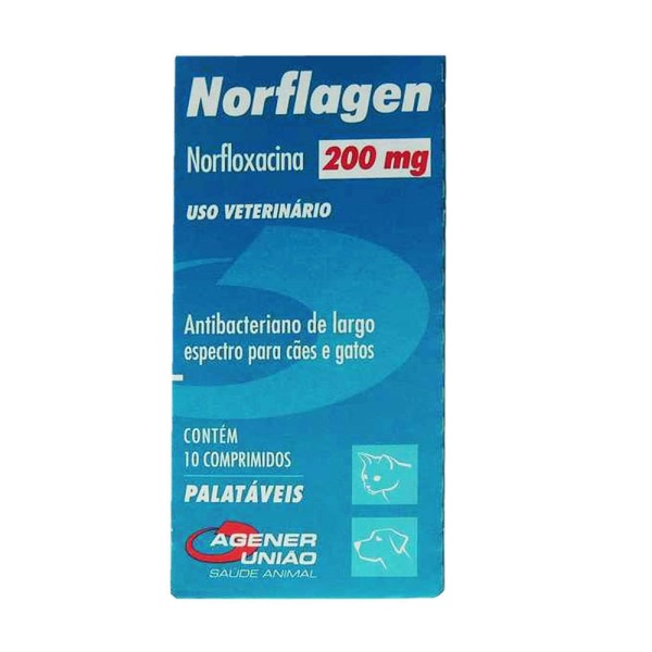NORFLAGEN 200mg - caixa com 10 compr.