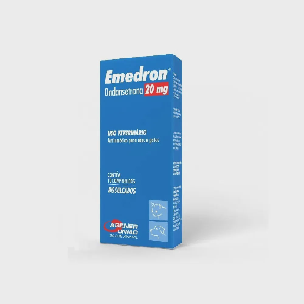 Encontraproduto.com.br - Emedron 20mg Antiemético para Cães e Gatos