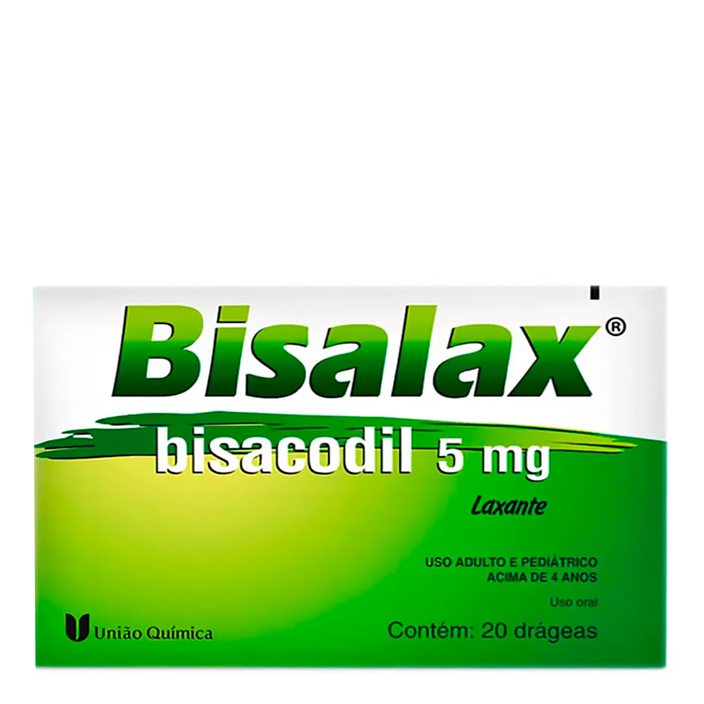 Laxante Bisalax 5mg 20 Drágeas