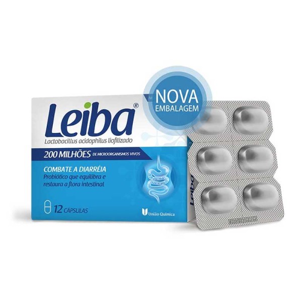 Encontraproduto.com.br - Leiba 200mL 12 Cápsulas