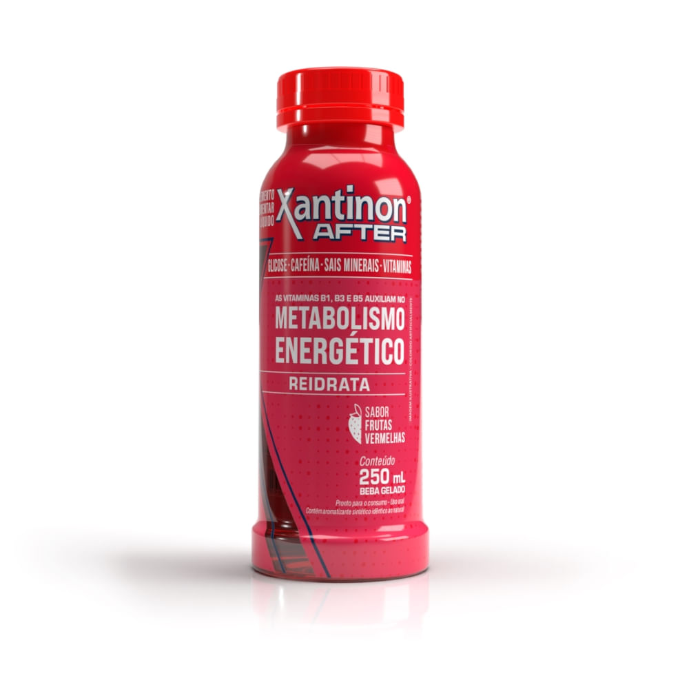Xantinon After União Química Sabor Frutas Vermelhas 250ml