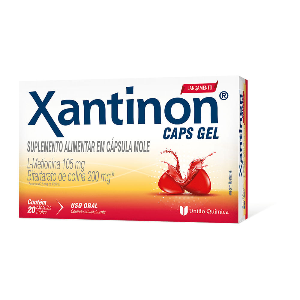 Xantinon Com 20 Capsulas Moles 105+200mg