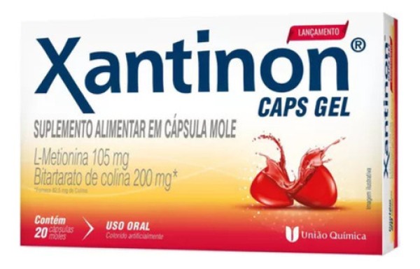 Encontraproduto.com.br - Xantinon Com 20 Capsulas Moles 105+200mg