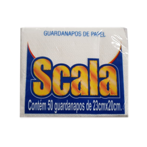 Encontraproduto.com.br - GUARDANAPO PAPEL SCALA 22X20 50 FOLHAS