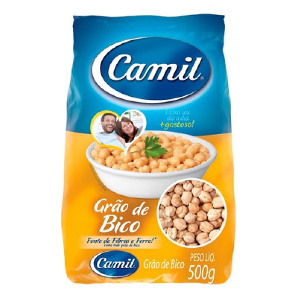 Encontraproduto.com.br - Grão de Bico Camil Pacote com 500g