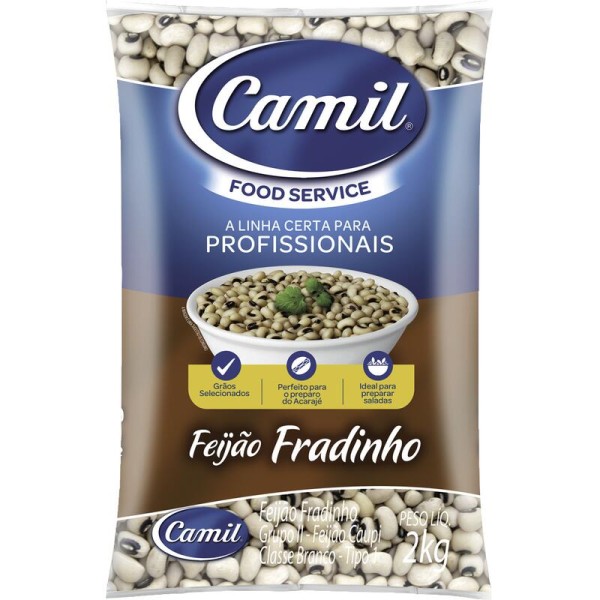 Encontraproduto.com.br - Feijão Fradinho Camil Tipo 1 Pacote com 2kg