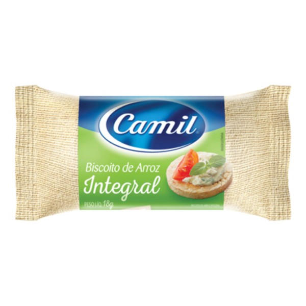 Encontraproduto.com.br - Biscoito De Arroz Integral Camil 18g