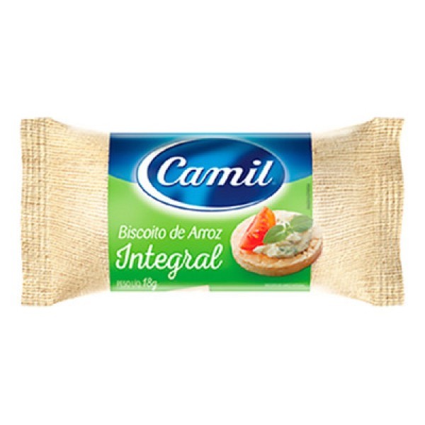 Encontraproduto.com.br - Biscoito De Arroz Integral Camil 18g