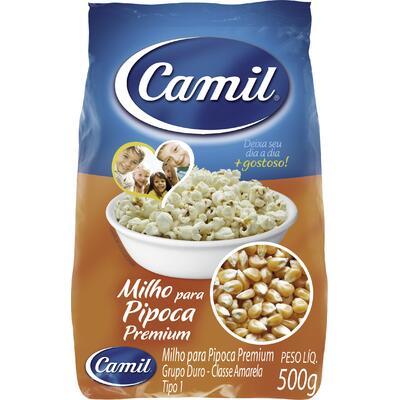 Encontraproduto.com.br - Milho para Pipoca Camil Pacote com 500g