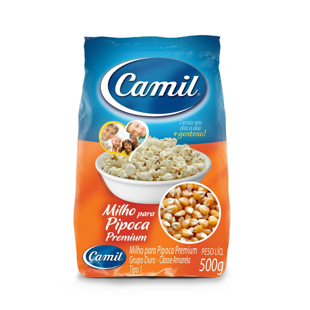 Encontraproduto.com.br - Milho para Pipoca Camil Pacote com 500g