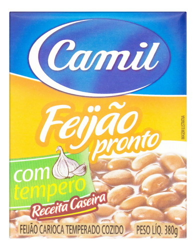 Encontraproduto.com.br - Feijão Pronto Camil Carioca TP com 380g