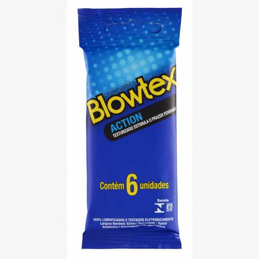 Encontraproduto.com.br - Preservativo Blowtex Action com 6 unidades