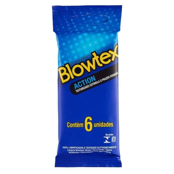 Encontraproduto.com.br - Preservativo Blowtex Action com 6 unidades