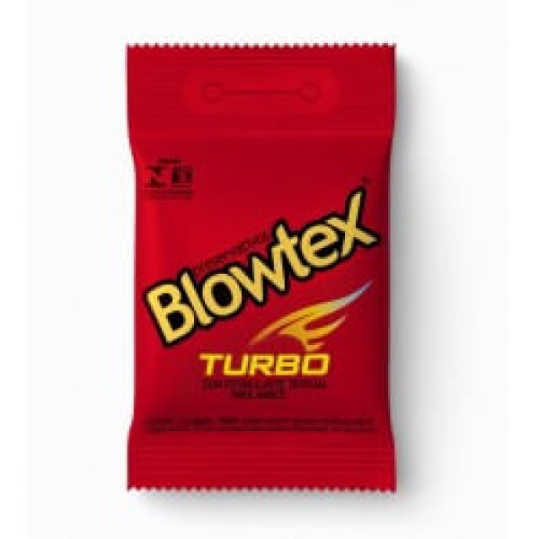 Encontraproduto.com.br - Preservativo Blowtex Turbo Com 3 Unidades