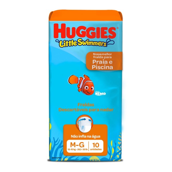 Encontraproduto.com.br - Fralda Huggies Little Swimmers G - 10 Fraldas