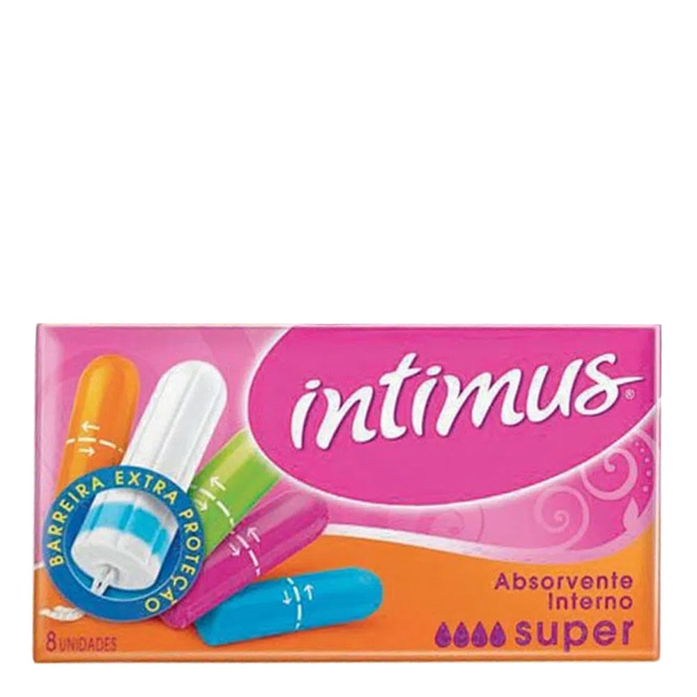 Encontraproduto.com.br - Absorvente Interno Intimus Super 16 Unidades