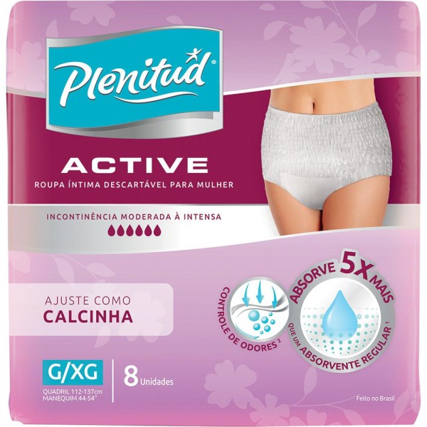 Encontraproduto.com.br - Roupa Íntima Plenitude Mulher - Tamanho G/Xg