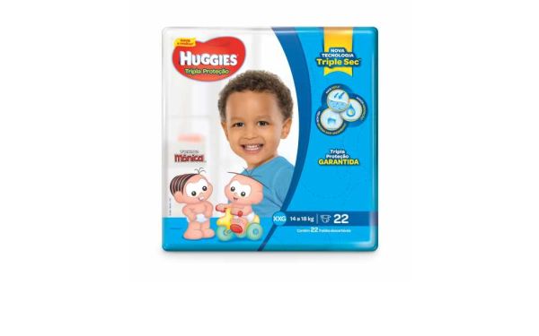 Encontraproduto.com.br - Fralda HuGGies Disney Tripla Protecao Jumbo Xxg com 22 unidades