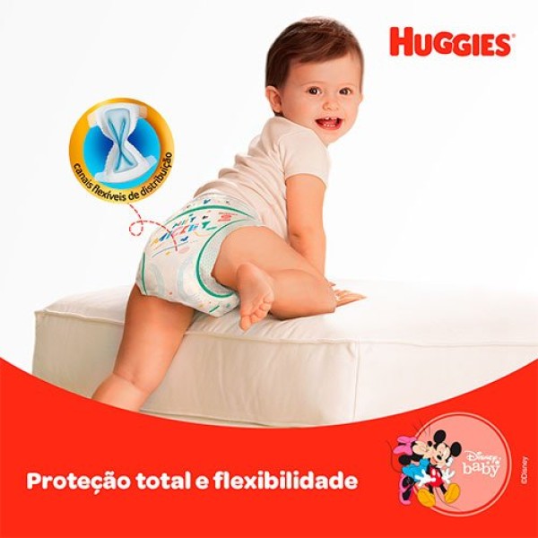 Encontraproduto.com.br - Fralda Huggies Supreme Care Disney Baby G   32 unidades