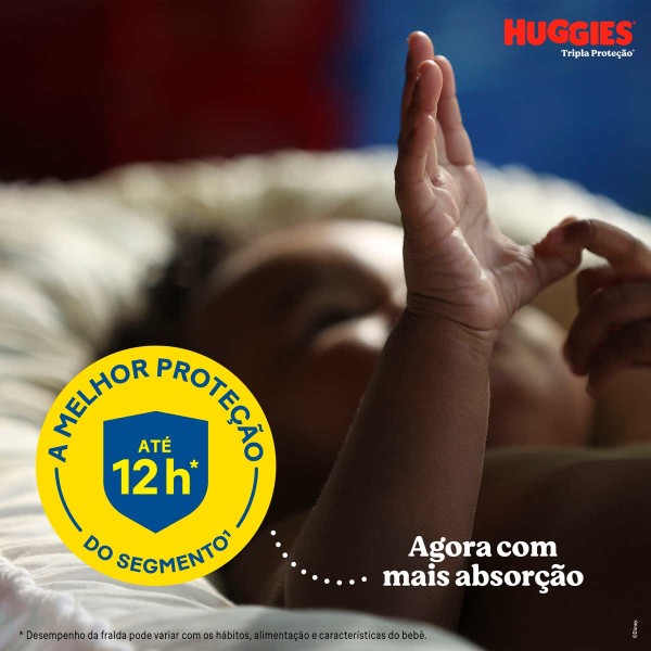 Encontraproduto.com.br - Fralda Descartável Huggies Tripla Proteção - G Pacote com 78 unidades