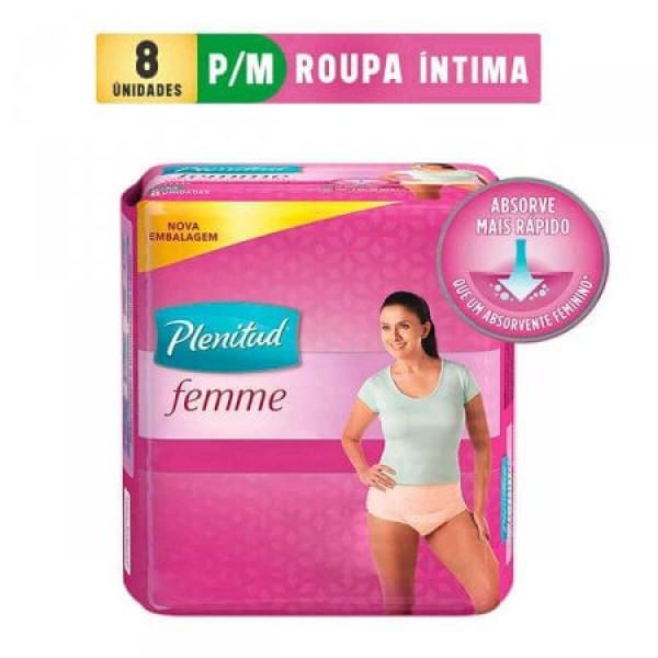 Roupa Íntima Plenitud Femme Tamanho P/M