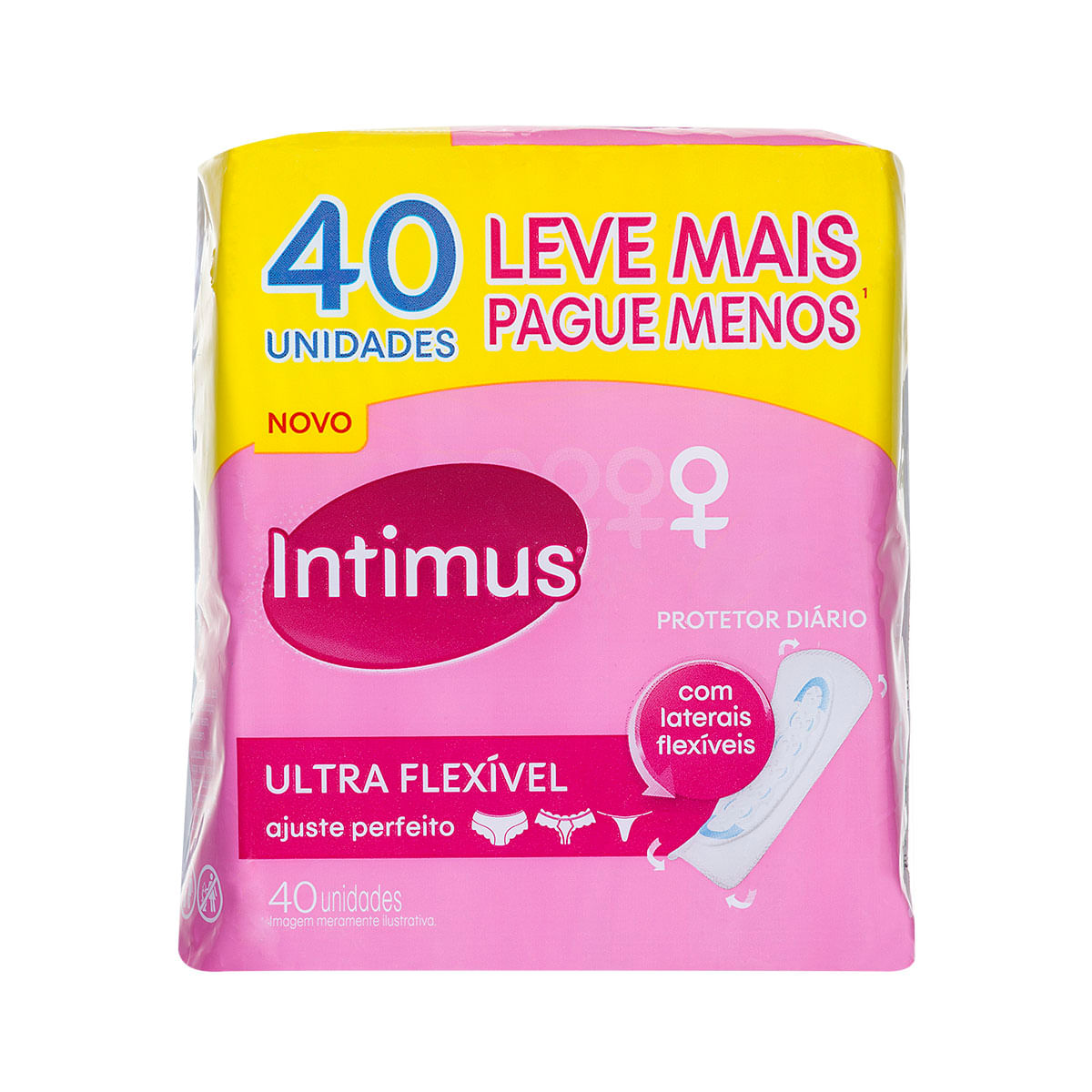 Encontraproduto.com.br - Protetor Diário Intimus Days Suave Pacote com 40 unidades