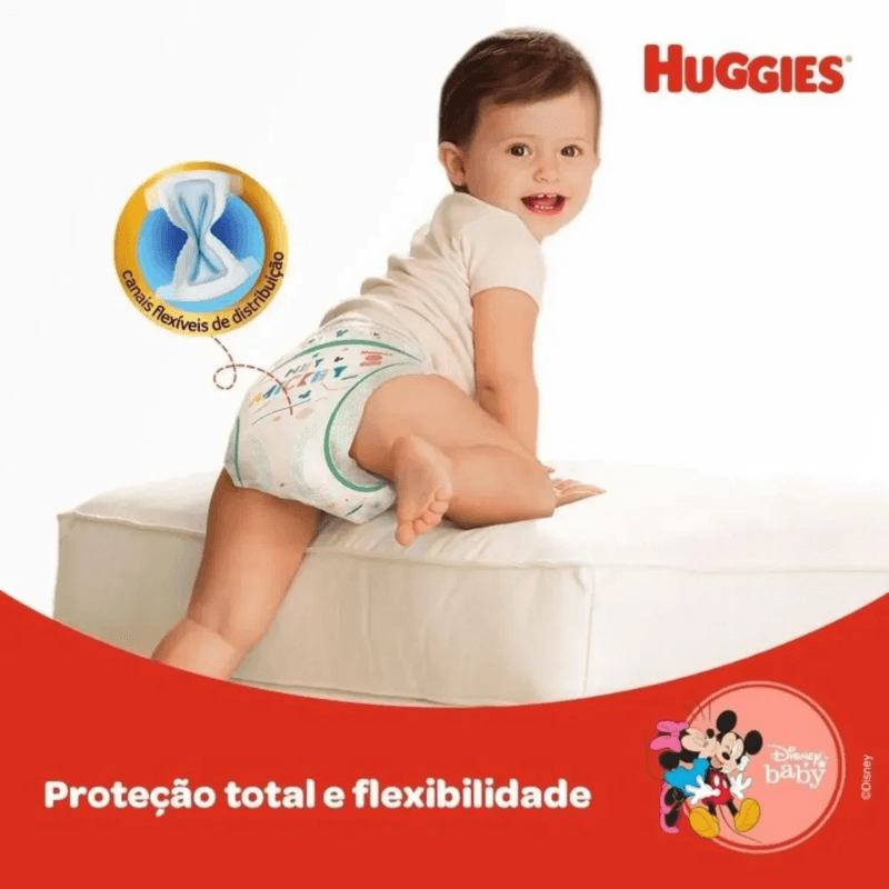 Encontraproduto.com.br - Fraldas Huggies Tripla Proteção Mega G Com 30 Unidades 2 Tiras