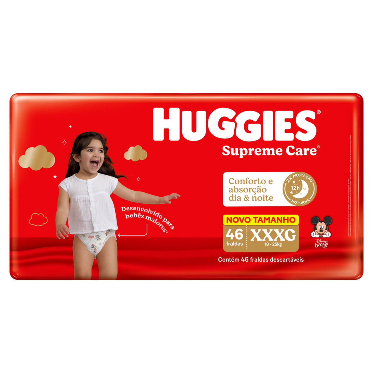 Encontraproduto.com.br - Fralda Huggies Supreme Care XXXG 46 Unidades