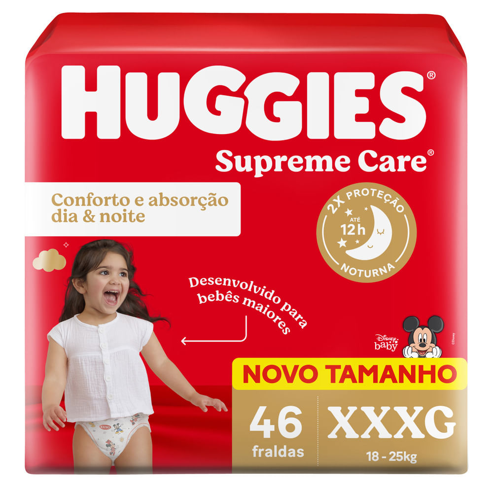Encontraproduto.com.br - Fralda Huggies Supreme Care XXXG 46 Unidades