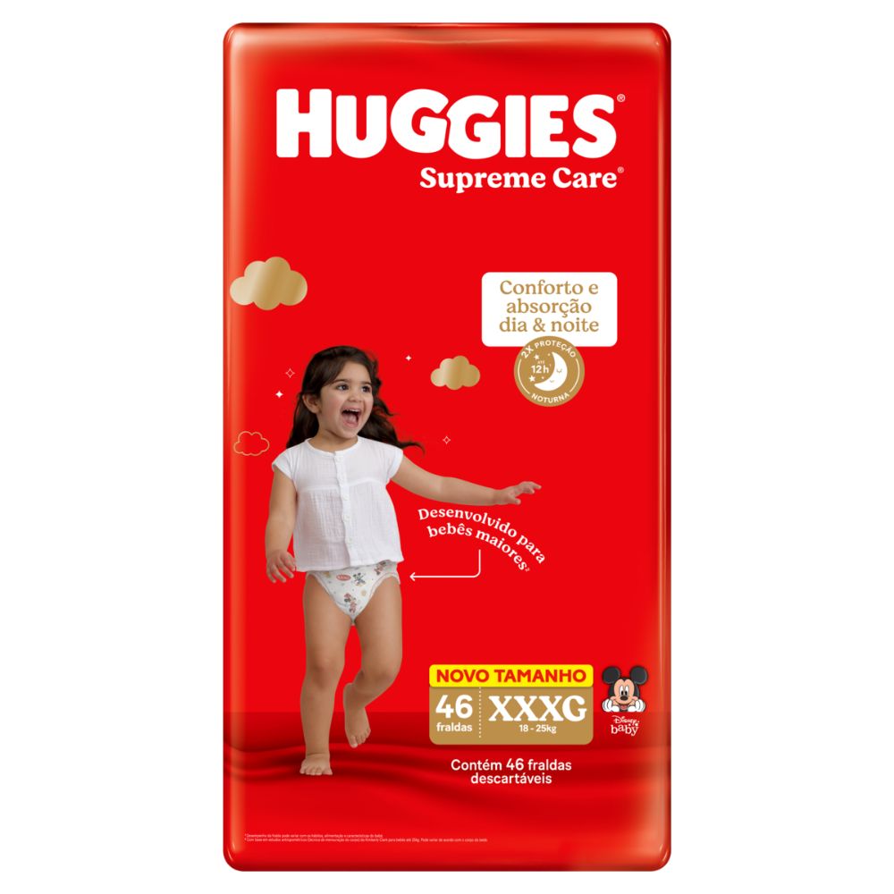 Encontraproduto.com.br - Fralda Huggies Supreme Care XXXG 46 Unidades