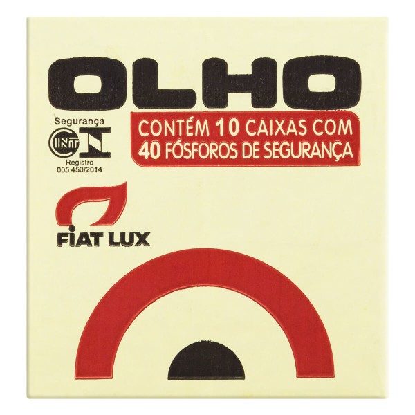 Encontraproduto.com.br - Fósforos Fiat Lux Olho Pacote com 10 Caixas