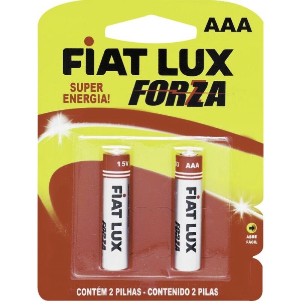 Encontraproduto.com.br - Pilha Palito Fiat Lux Forza Cartela com 2 unidades