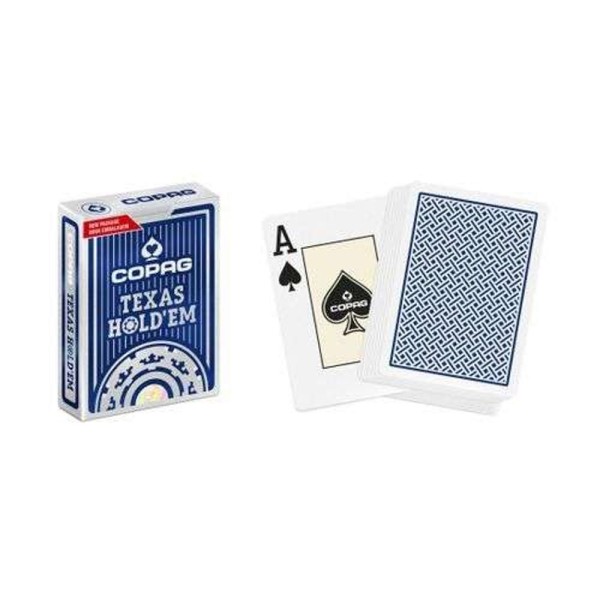 Encontraproduto.com.br - Baralho de Poker Texas Hold’em Azul