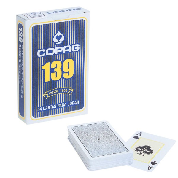 Encontraproduto.com.br - Baralho Copag Original 139 Tradicional Class Profissional Vermelho