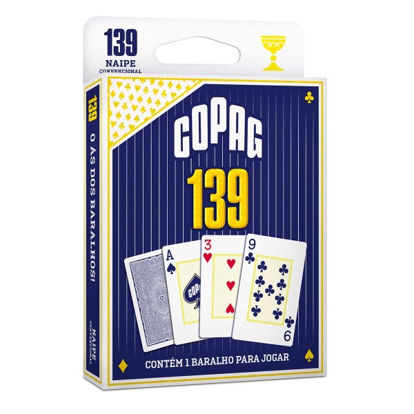 Encontraproduto.com.br - Jogo Baralho 139 Naipe Convencional Copag