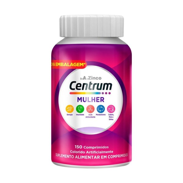 Encontraproduto.com.br - Centrum Mulher Com 150 Comprimidos