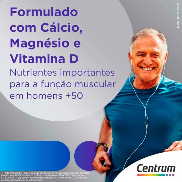 Encontraproduto.com.br - Suplemento Alimentar Centrum Select Homem 50+ de A a Zinco 150 Comprimidos