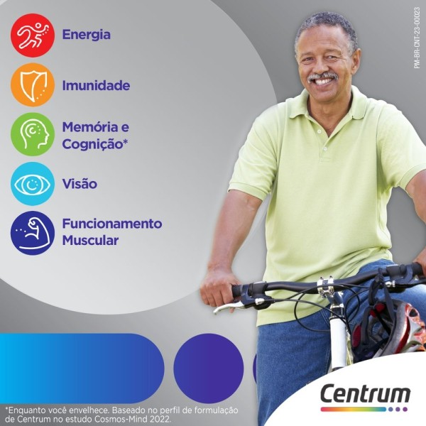 Encontraproduto.com.br - Suplemento Alimentar Centrum Select Homem 50+ de A a Zinco 150 Comprimidos