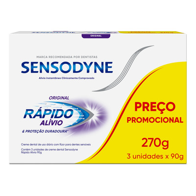 Encontraproduto.com.br - Creme Dental Rápido Alívio Sensodyne - 90g