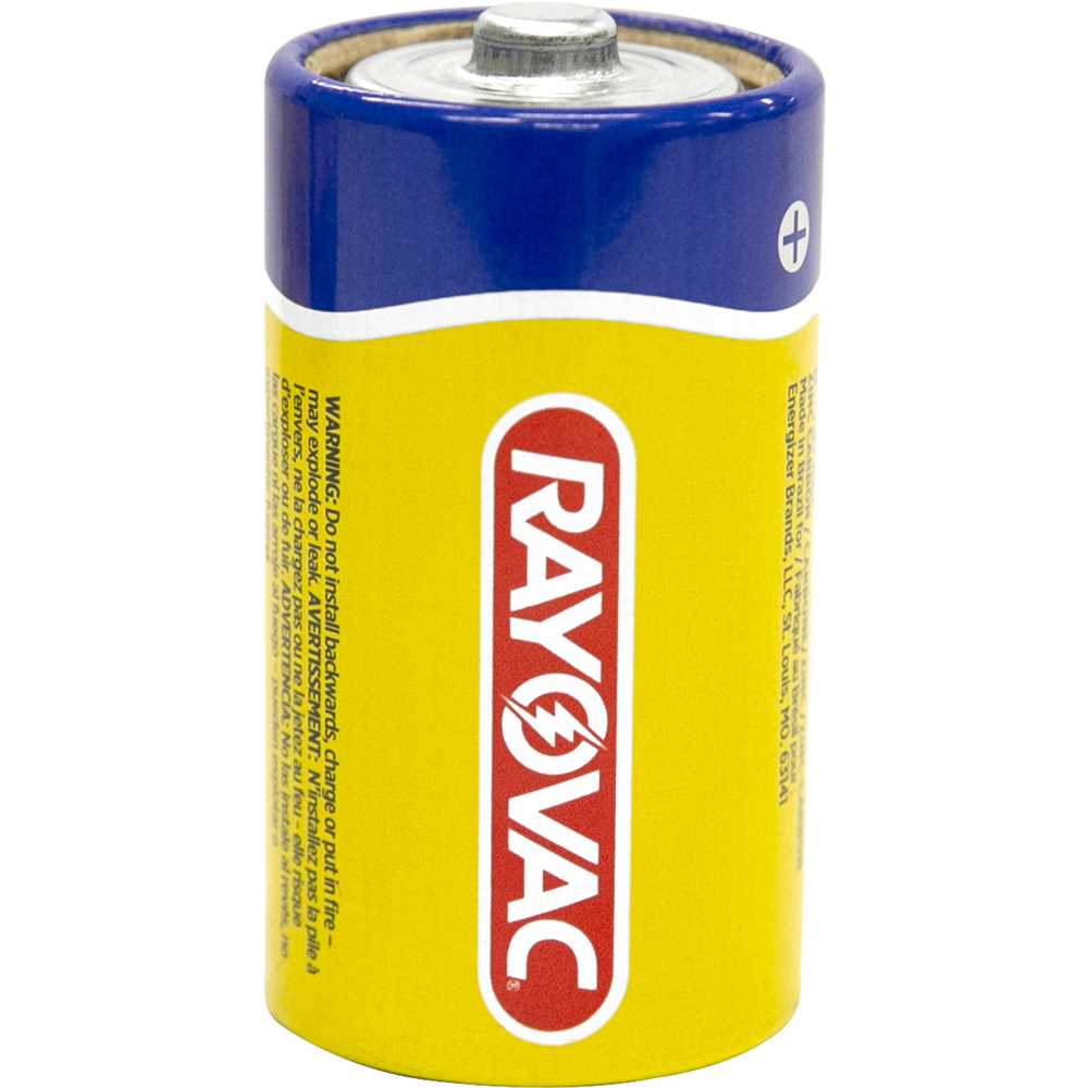 Encontraproduto.com.br - Pilha Grande com 2 Unidades Amarelinha 10298 Rayovac