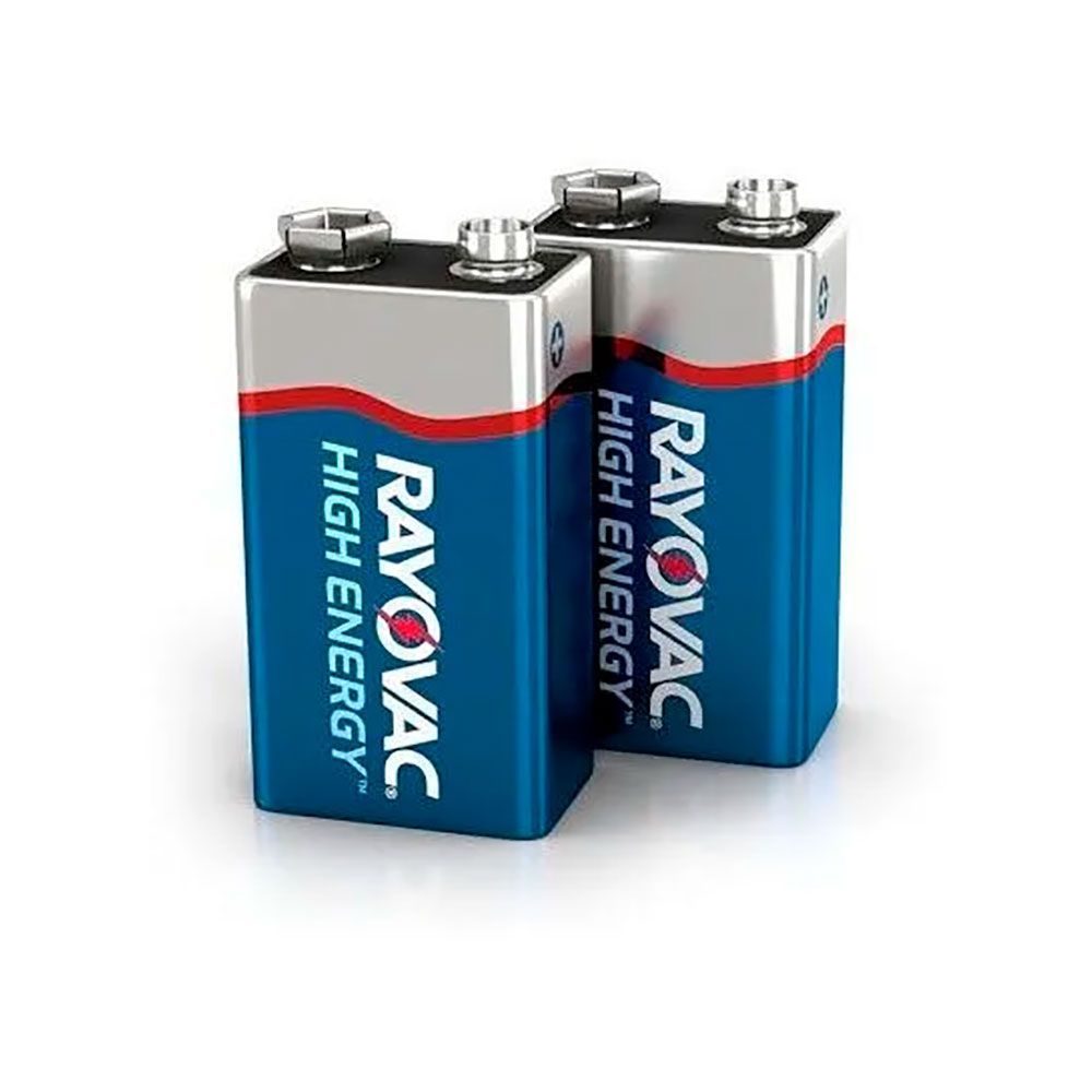 Encontraproduto.com.br - Bateria Alcalina com 2 Unidades 9V 20985 Rayovac