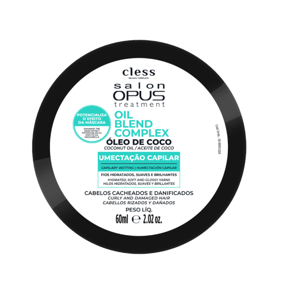 Encontraproduto.com.br - Blend Óleo de Coco Hidratante Capilar para cachos Salon Opus